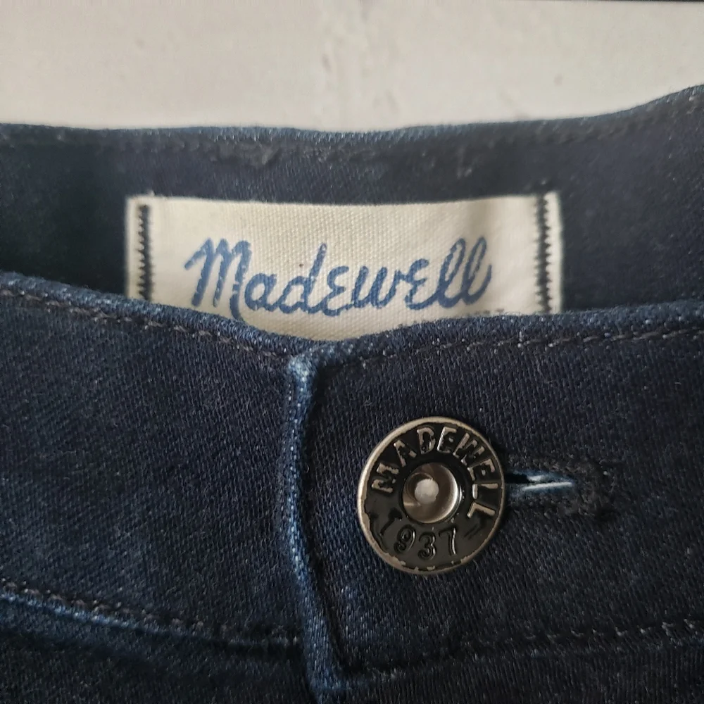 Madewell Dark Wash Mid-Rise Jeggings size 26 - Picture 3 of 14